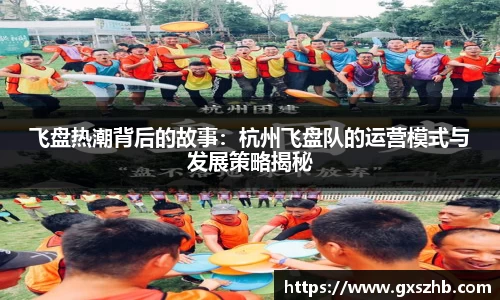 飞盘热潮背后的故事：杭州飞盘队的运营模式与发展策略揭秘