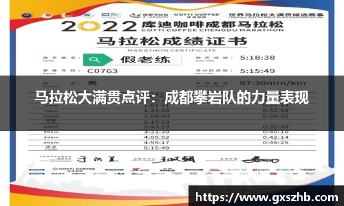 马拉松大满贯点评：成都攀岩队的力量表现